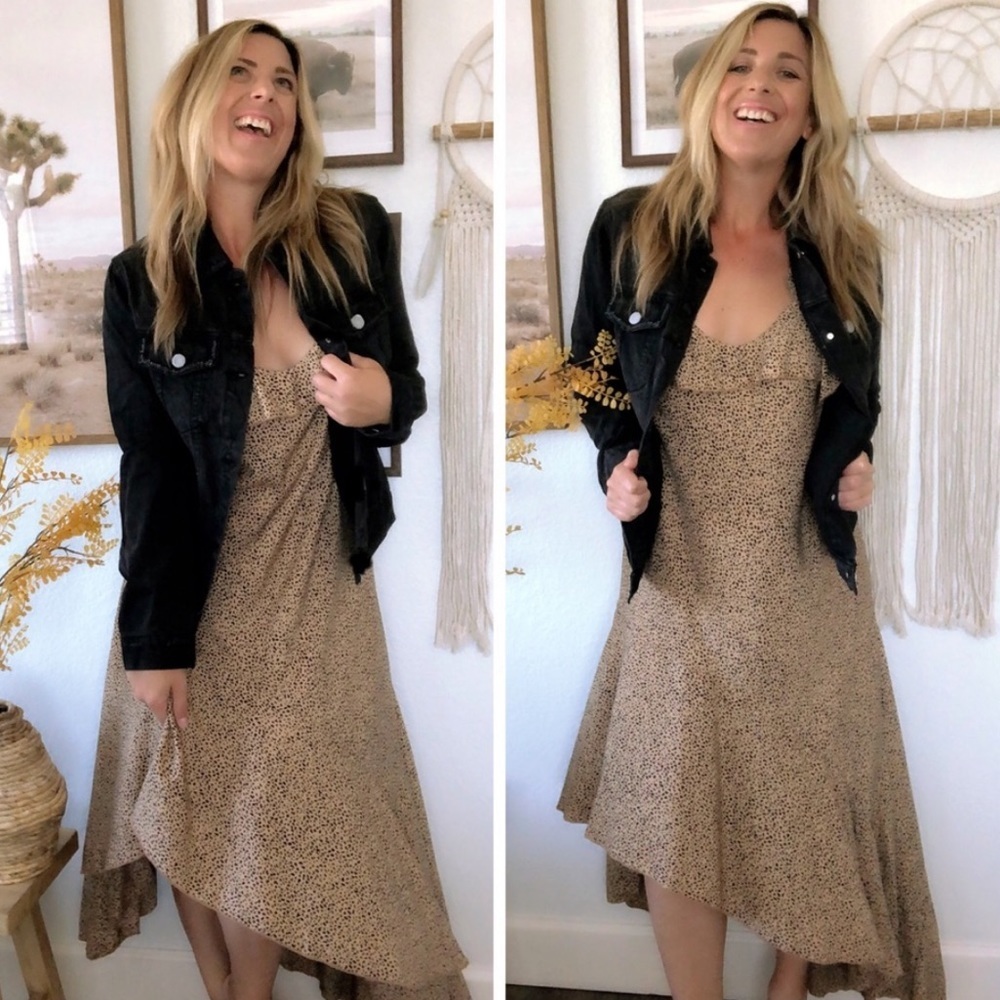 Animal Print Woven Midi Dress - Picture 11 of 12